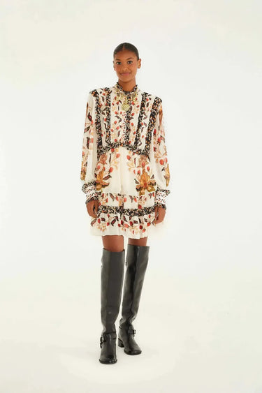 Berry Garden Cream Mini Dress-Dresses-Farm Rio-Debs Boutique